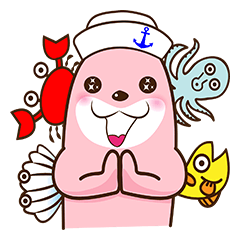 [LINEスタンプ] Hello Little Otter 1