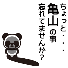 [LINEスタンプ] 亀山さんと亀山さんの友達専用