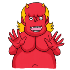 [LINEスタンプ] オニのレッド 2