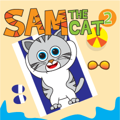 [LINEスタンプ] SAM THE CAT 2