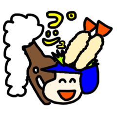 [LINEスタンプ] エビフライぼーい