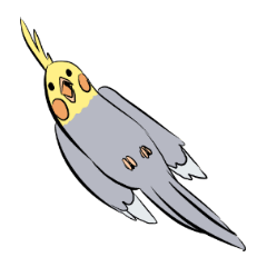 [LINEスタンプ] Silly Cockatiel Stickers