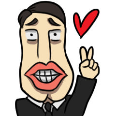 [LINEスタンプ] KAWAII Salary Man