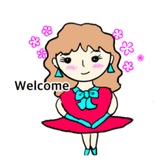 [LINEスタンプ] Every day for cute girls