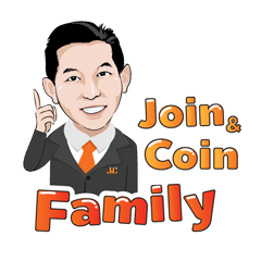 [LINEスタンプ] Join ＆ Coin Family