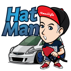 [LINEスタンプ] Hatman (TH)