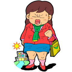 [LINEスタンプ] Customer service big man2