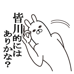 [LINEスタンプ] 皆川が使う面白名前スタンプ